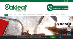 Desktop Screenshot of oakleafforestry.com