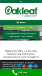 Mobile Screenshot of oakleafforestry.com
